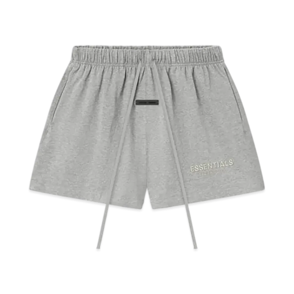 FEAR OF GOD ESSENTIALS Women's Classic Jersey Sweatshort "Concrete Heather"