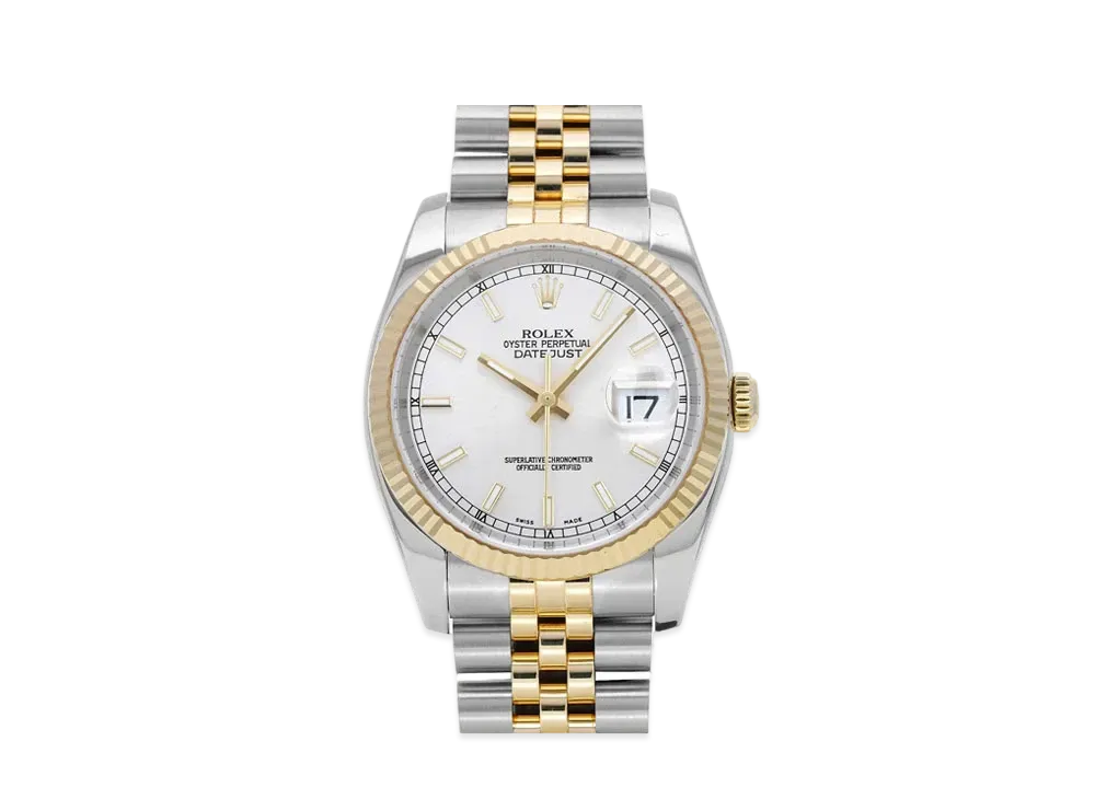 ROLEX Datejust "Silver/Stainless Steel/Yellow Gold"