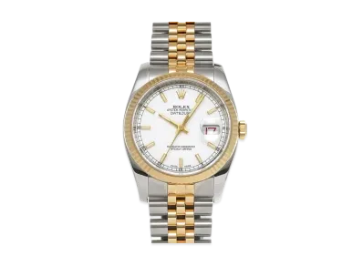 ROLEX Datejust "White/Stainless Steel/Yellow Gold"