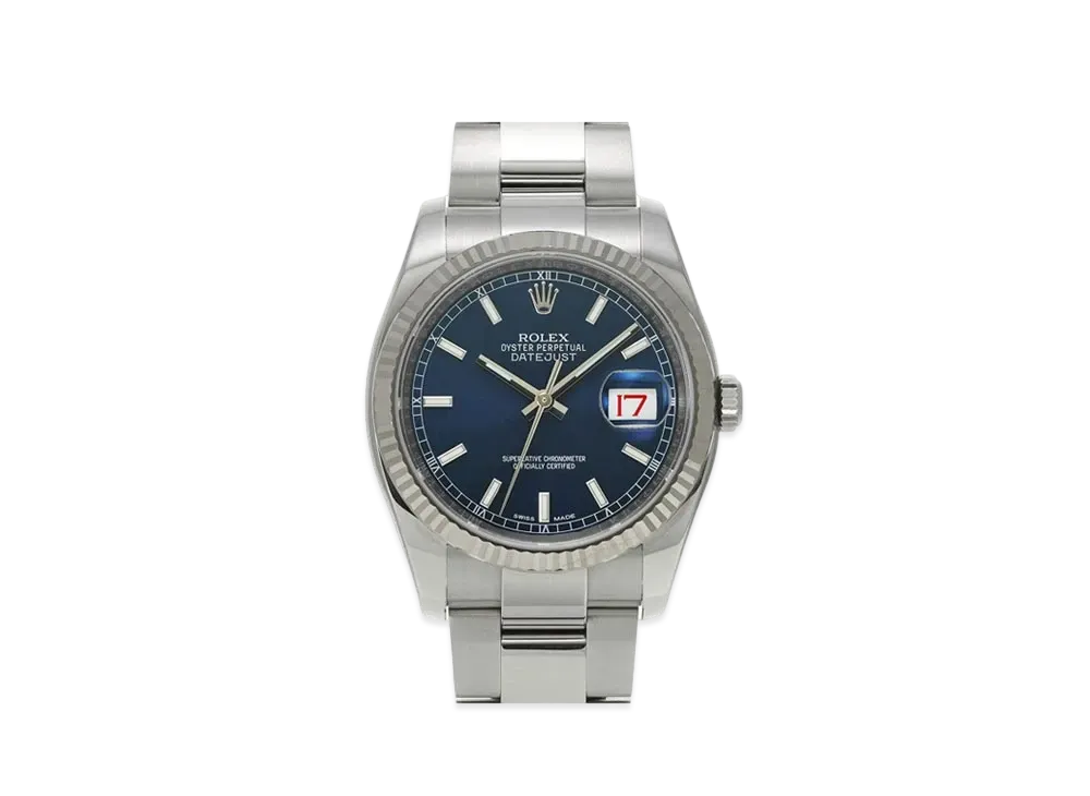 ROLEX Datejust "Blue/Stainless Steel/White Gold"