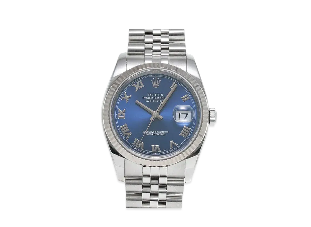 ROLEX Datejust "Blue Roman/Stainless Steel/White Gold"