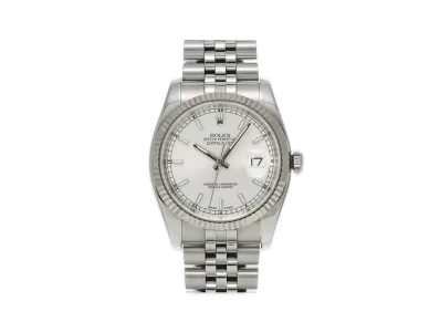 ROLEX Datejust "Silver/Stainless Steel/White Gold"