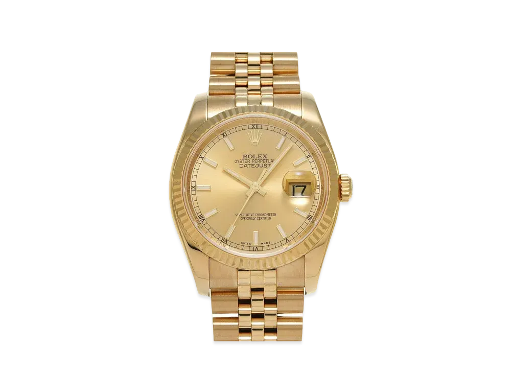 ROLEX Datejust "Champagne/Yellow Gold"