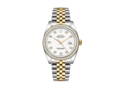 ROLEX Datejust 10P Diamonds "White/Stainless Steel/Yellow Gold"