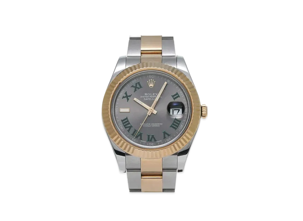 ROLEX Datejust II "Gray Roman/Stainless Steel/Yellow Gold"