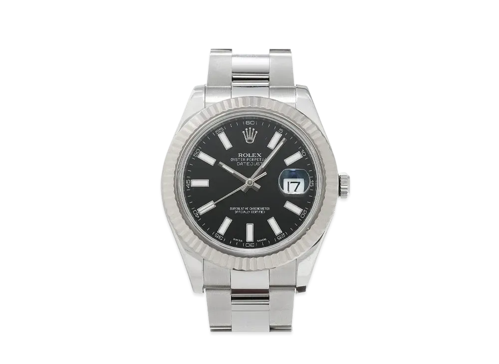 ROLEX Datejust II "Black/Stainless Steel/White Gold"