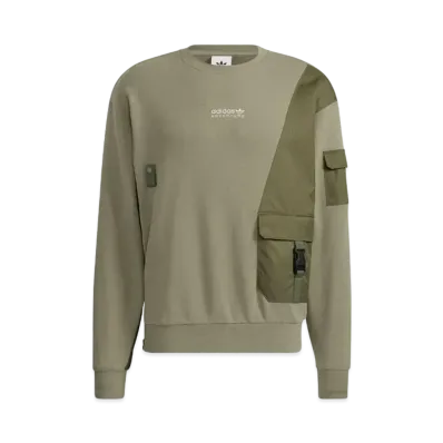 ADIDAS ADVENTURE CREWNECK SWEAT "Orbit Green"