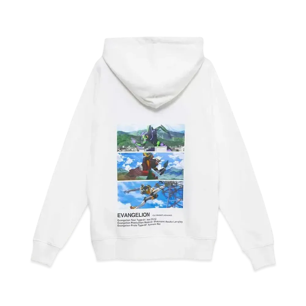 graniph x Evangelion New Theatrical Edition The Power Of Three Fleece Parka "White"