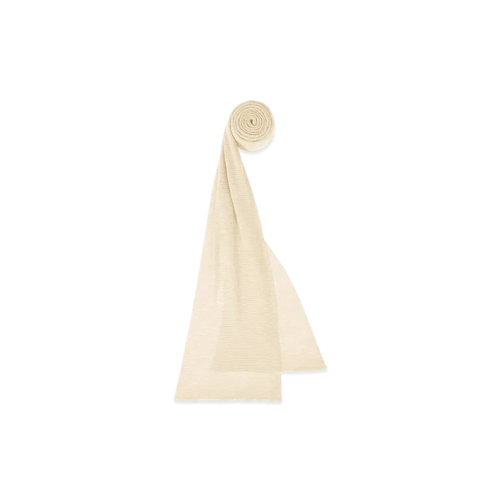 HOMME PLISSE ISSEY MIYAKE Turbine Scarf "Beige"