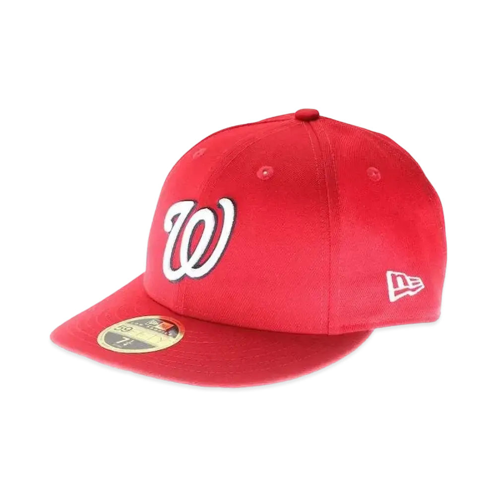 NEW ERA Nationals Authentic Low Profile Cap Game "Red"