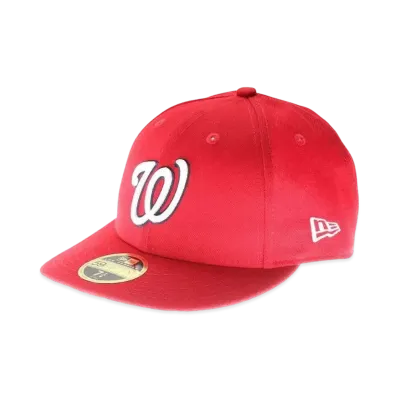 NEW ERA Nationals Authentic Low Profile Cap Game "Red"
