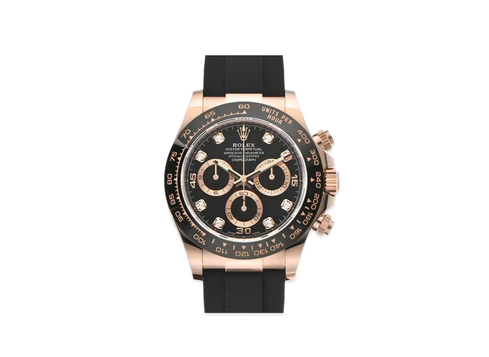 ROLEX Cosmograph Daytona 8P Diamonds "Black/Everose Gold"