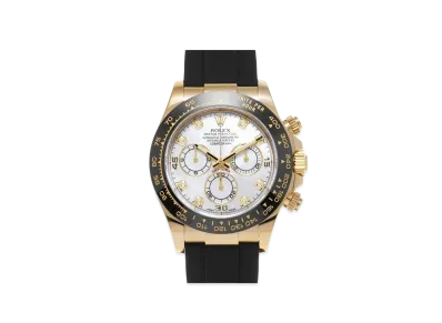 ROLEX Cosmograph Daytona 8P Diamonds "White Shell/Yellow Gold" 116518LNNG