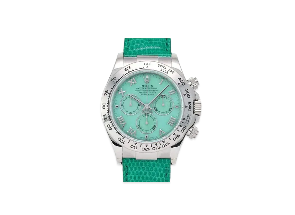 ROLEX Cosmograph Daytona Beach "Chrysoprase/White Gold"