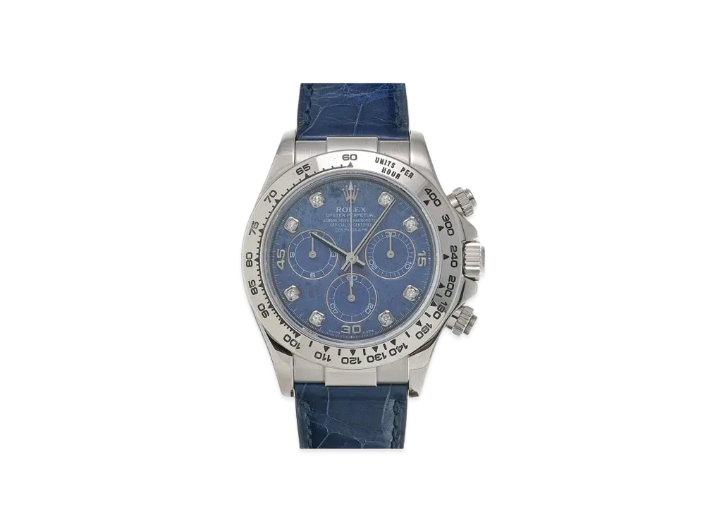 ROLEX Cosmograph Daytona 8P Diamonds "Sodalite/White Gold"