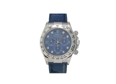 ROLEX Cosmograph Daytona 8P Diamonds "Sodalite/White Gold"