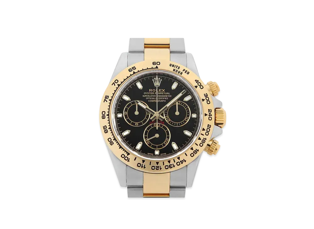 ROLEX Cosmograph Daytona "Black/Stainless Steel/Yellow Gold"