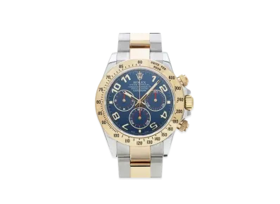 ROLEX Cosmograph Daytona "Blue Arabic/Stainless Steel/Yellow Gold"