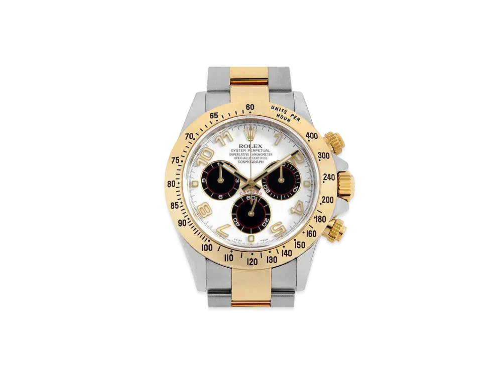 ROLEX Cosmograph Daytona "Panda/Stainless Steel/Yellow Gold" 116523