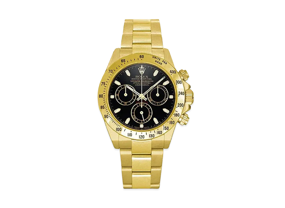 ROLEX Cosmograph Daytona "Black/Yellow Gold" 116528