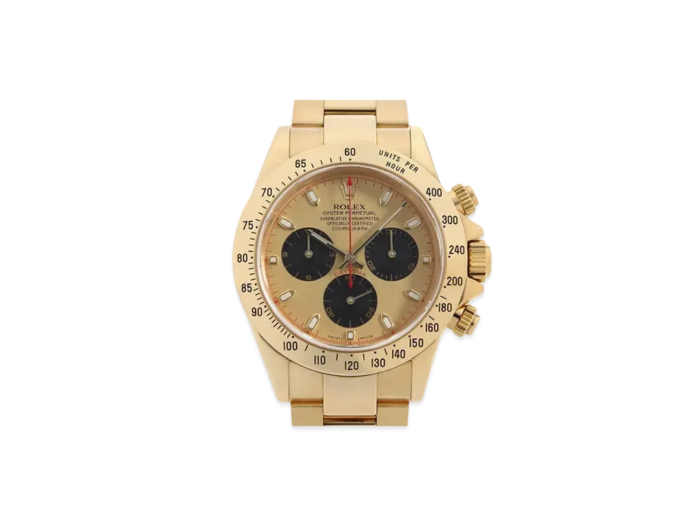 ロレックス コスモグラフ デイトナ "シャンパン/ブラック/イエローゴールド" 116528