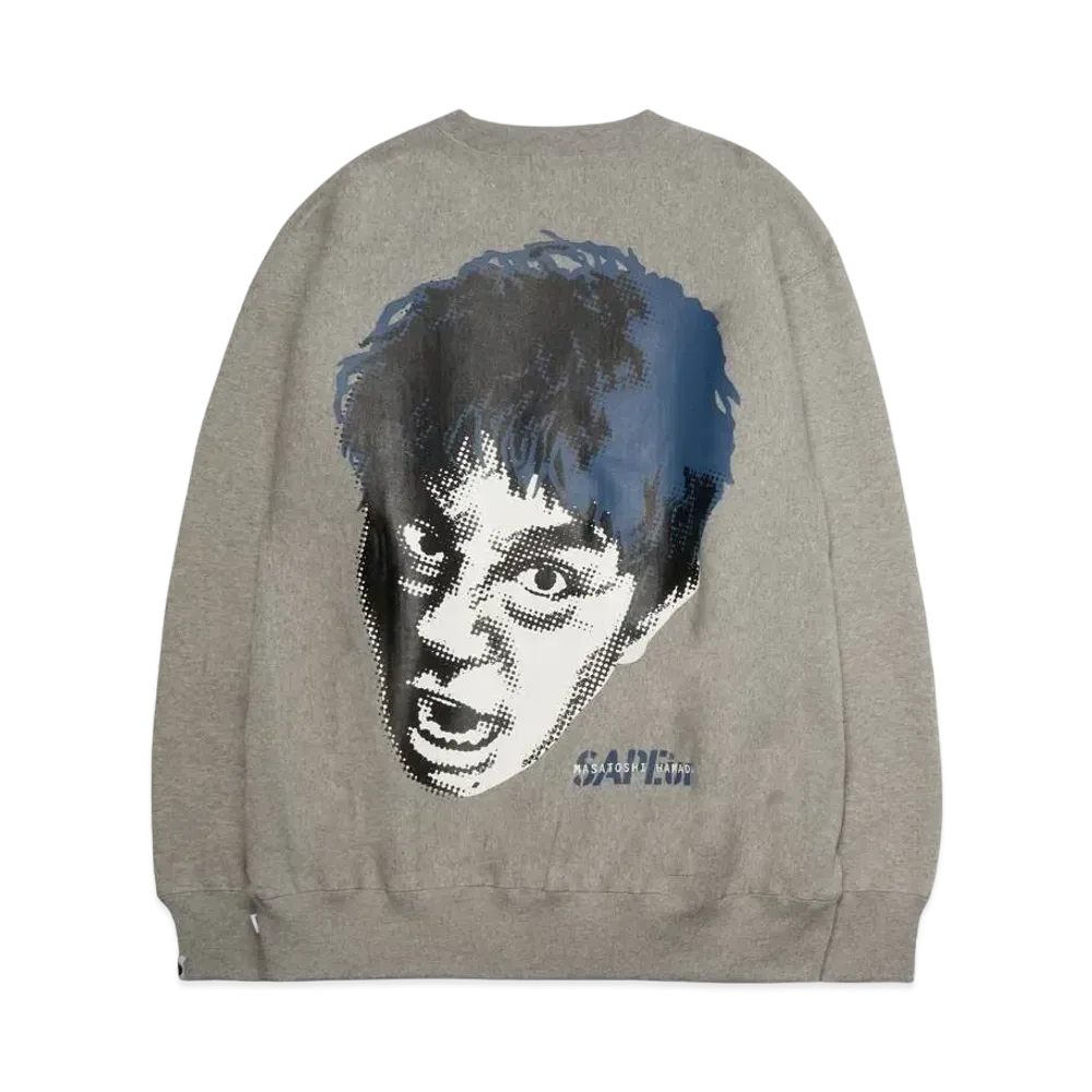 SAPEur x MASATOSHI HAMADA Sweatshirt "Blue"