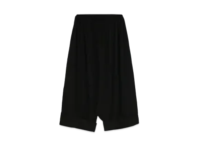 Yohji Yamamoto Y's DECYNE WIDE MACKIN SAROUEL PANTS "Black"
