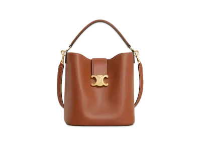 CELINE Medium Bucket Louise in Smooth Calfskin "Tan"