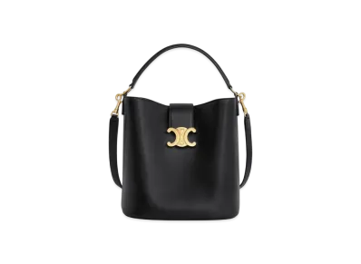 CELINE Medium Bucket Louise in Smooth Calfskin "Black"