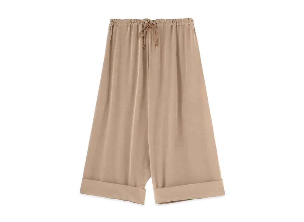 Yohji Yamamoto Y's DECYNE WIDE MACKIN SAROUEL PANTS "Beige"