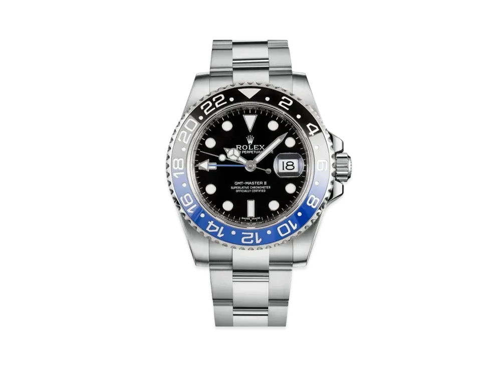 ROLEX GMT Master II "Black/Stainless Steel"