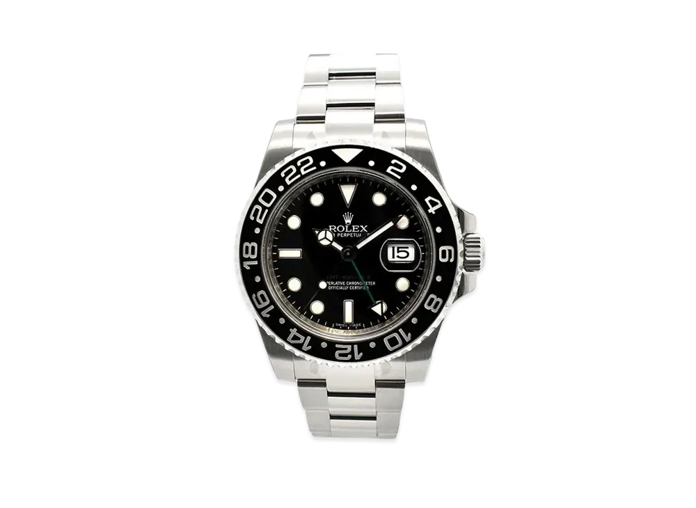 ROLEX GMT Master II "Black/Stainless Steel"