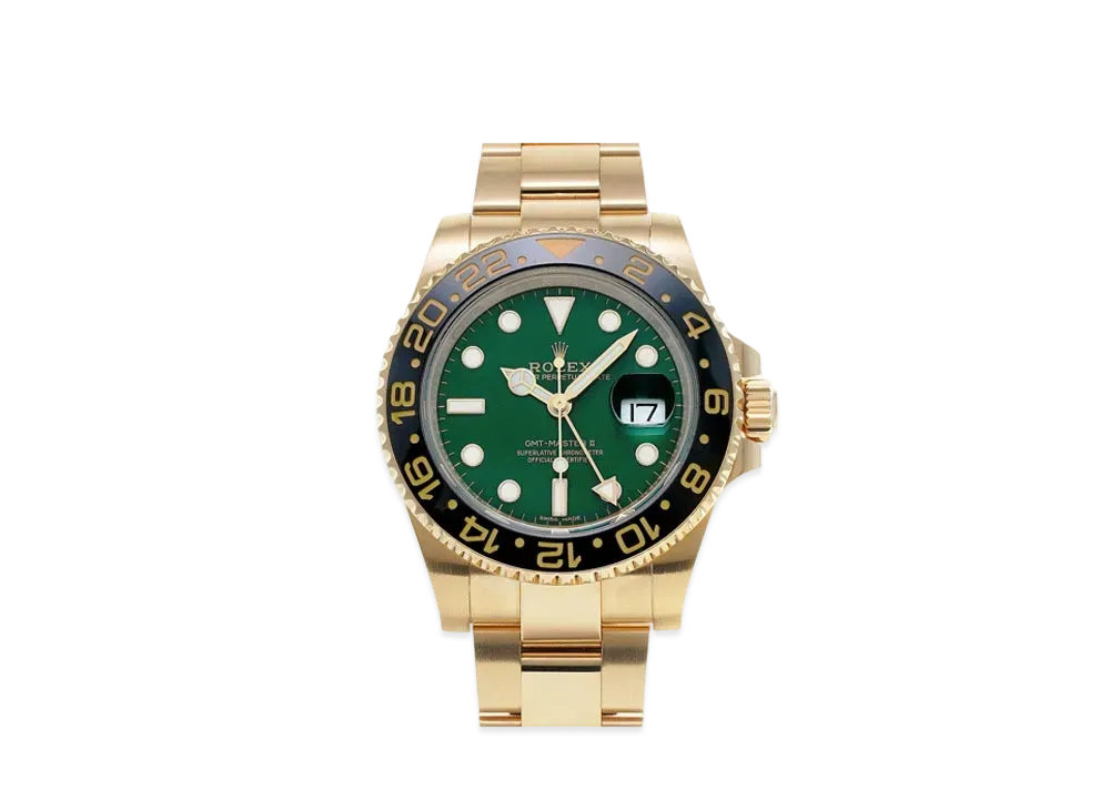 ROLEX GMT Master II "Green/Yellow Gold"