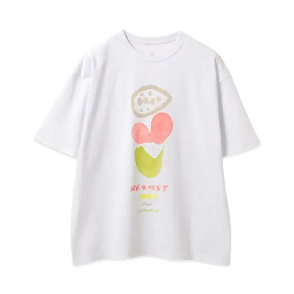 BEAMS Mayumi Yamase / Art For Everyday T-Shirt "White"