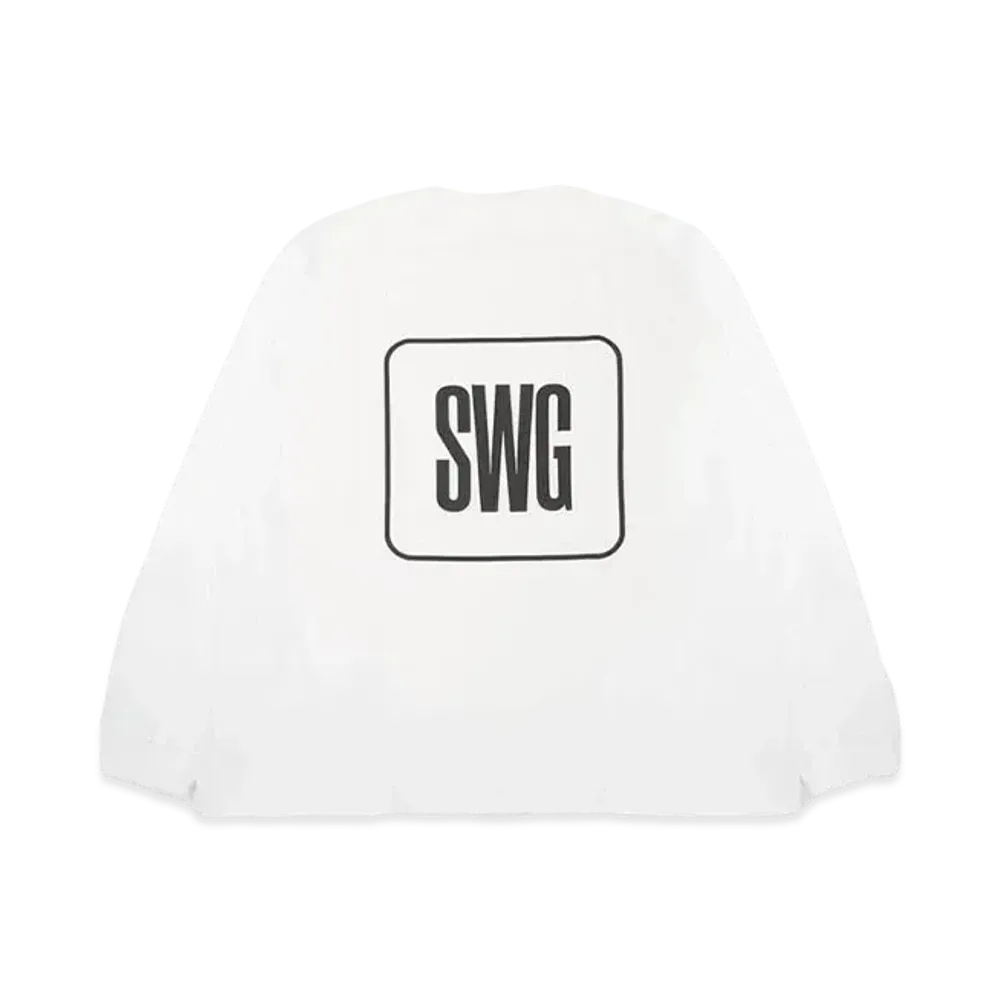 SWAGGER BOX LOGO LT-SHIRT "WHITE"