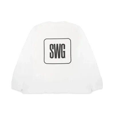 SWAGGER BOX LOGO LT-SHIRT "WHITE"