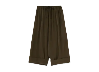 Yohji Yamamoto Y's DECYNE WIDE MACKIN SAROUEL PANTS "Khaki"