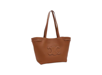 CELINE Women's Medium Cabas Anais Cuir Triomphe Tote Bag "Tan"