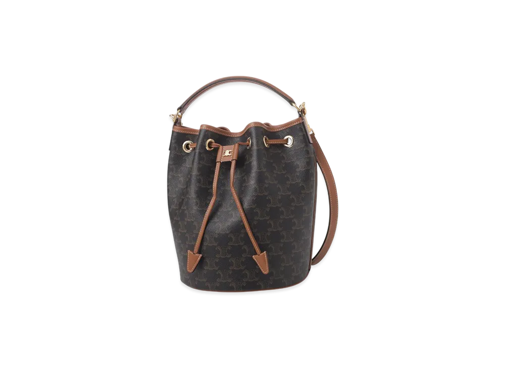 CELINE 3Way Bucket Clara Triomphe Canvas "Tan"