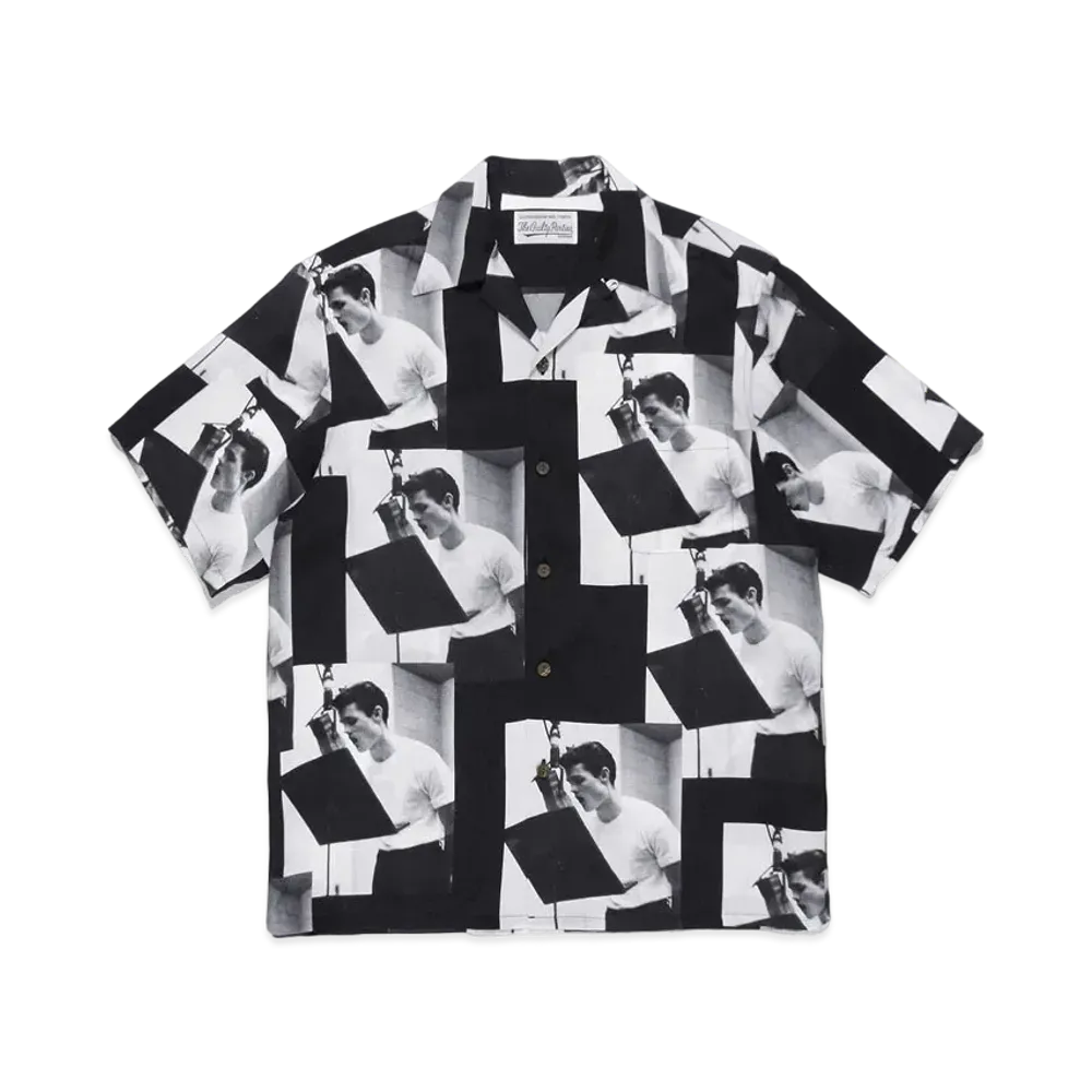 WACKO MARIA CHET BAKER / HAWAIIAN SHIRT #1 "Mono Black"