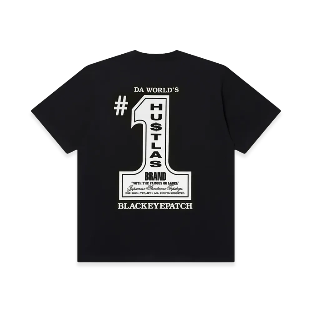 BlackEyePatch Number One Hustlas Tee "Black"