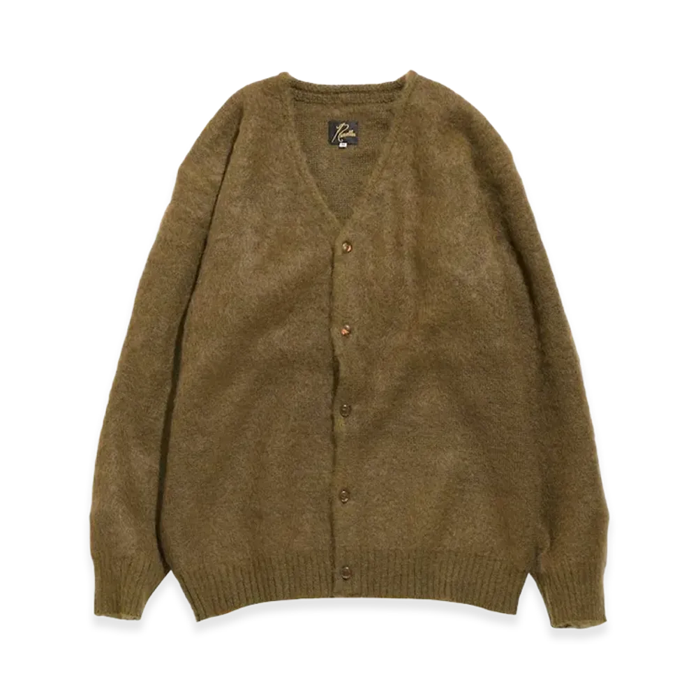 NEEDLES Mohair Cardigan Solid "Brown"