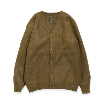 NEEDLES Mohair Cardigan Solid "Brown"