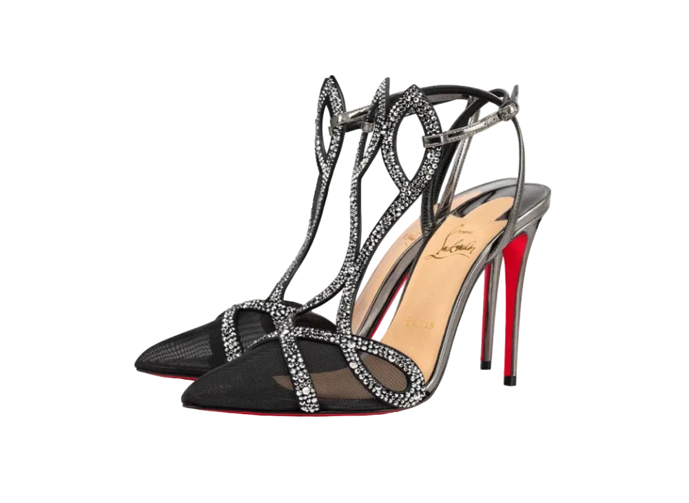 Christian Louboutin Double L Pump Strass 100 mm "Black"