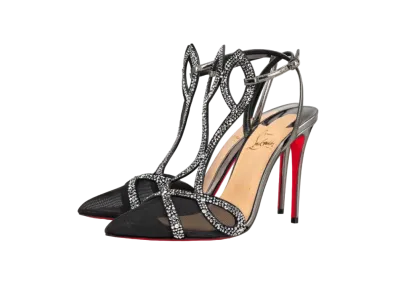 Christian Louboutin Double L Pump Strass 100 mm "Black"