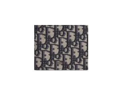 Dior DiorEssentials Wallet Dior Oblique Jacquard With Coin Case "Beige"