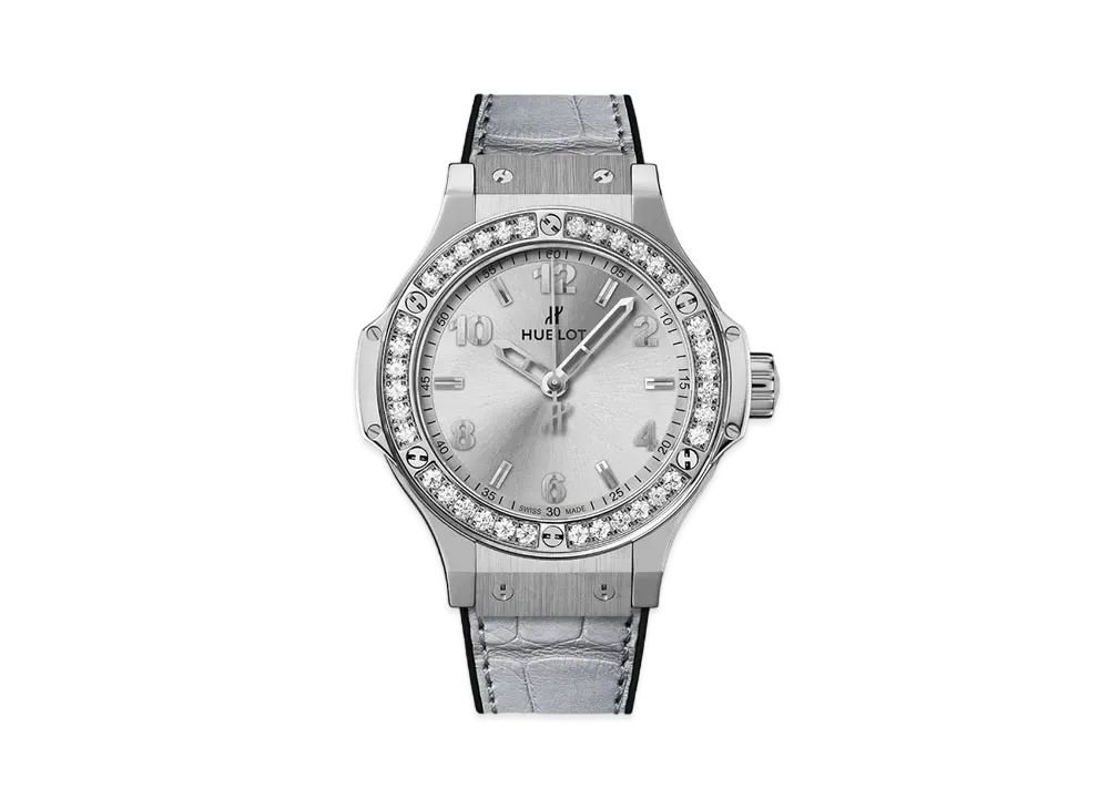 HUBLOT Big Bang Monochrome Steel Diamonds 38mm