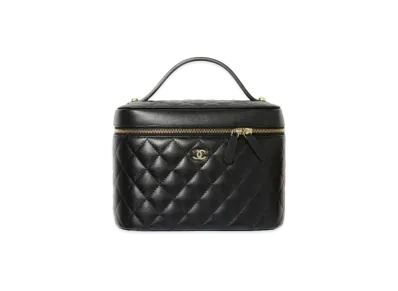 CHANEL Classic Vanity Pouch Lambskin "Black"