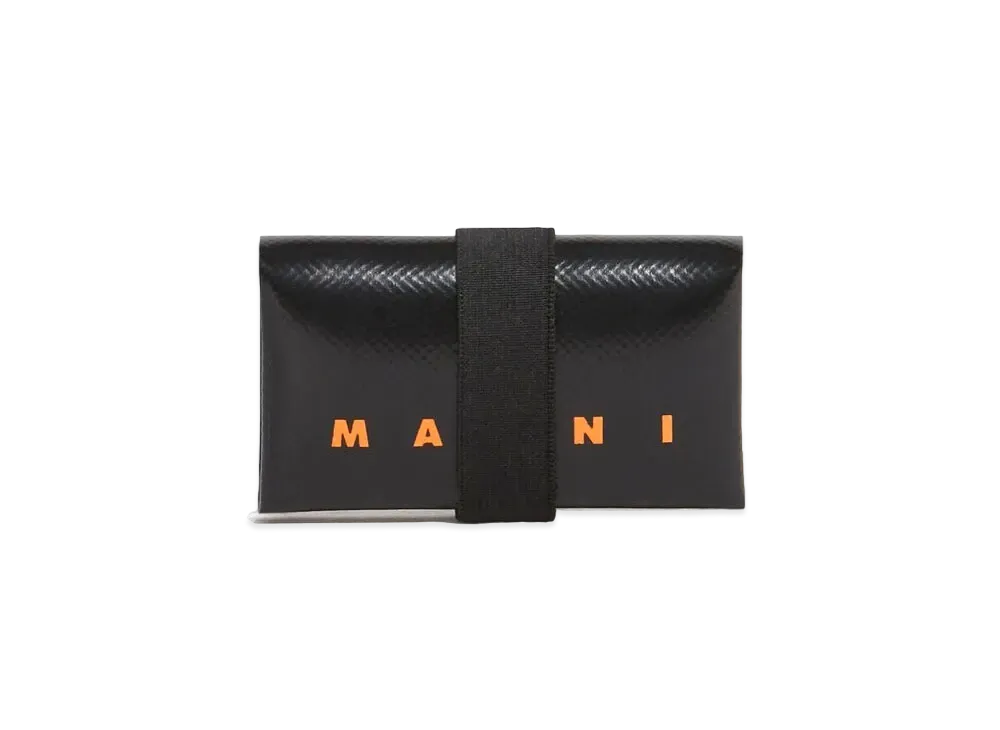 Marni Black Origami Wallet "Black"