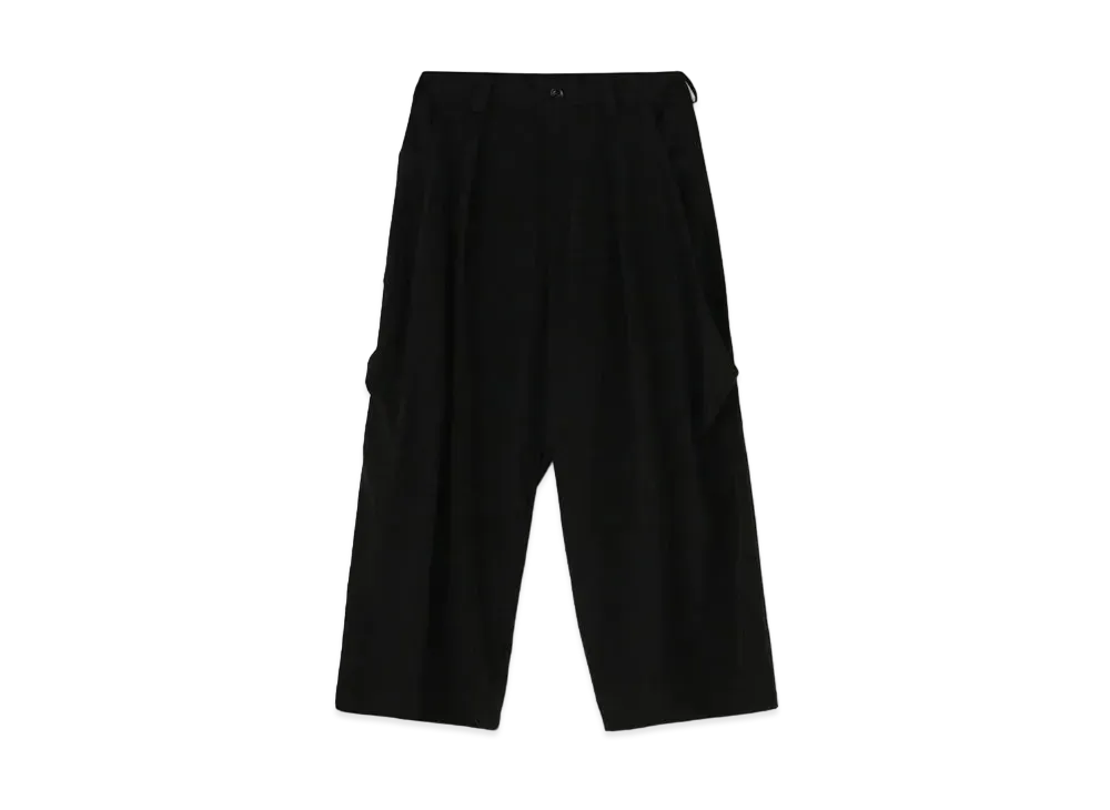 Yohji Yamamoto Y's DECYNE BIG FRONT POCKET PANTS "Black"